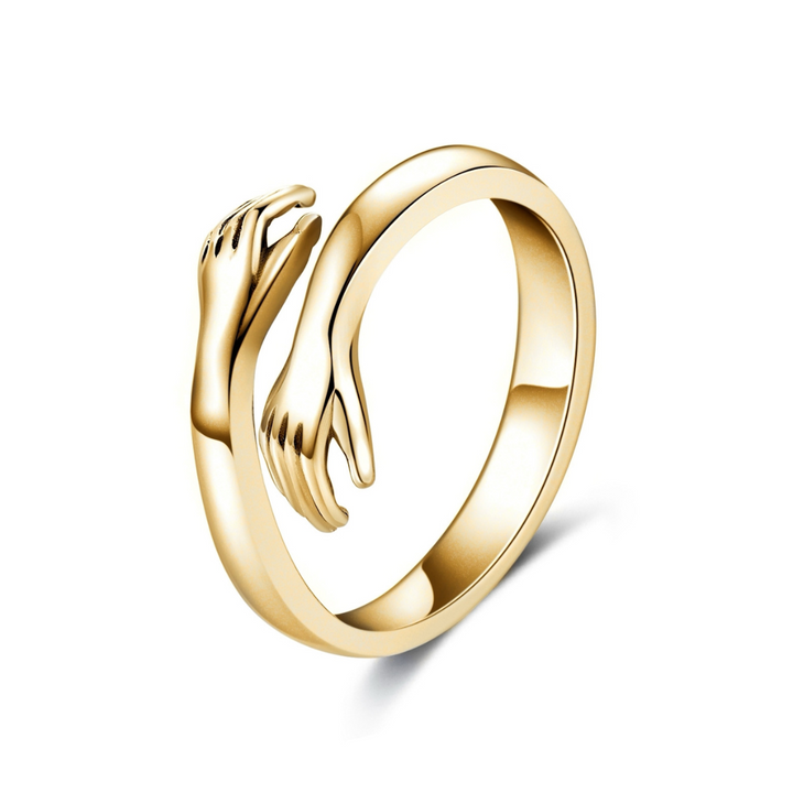 SOLANE ™ - GOLDEN HUG RING A GENTLE SYMBOL OF LOVE
