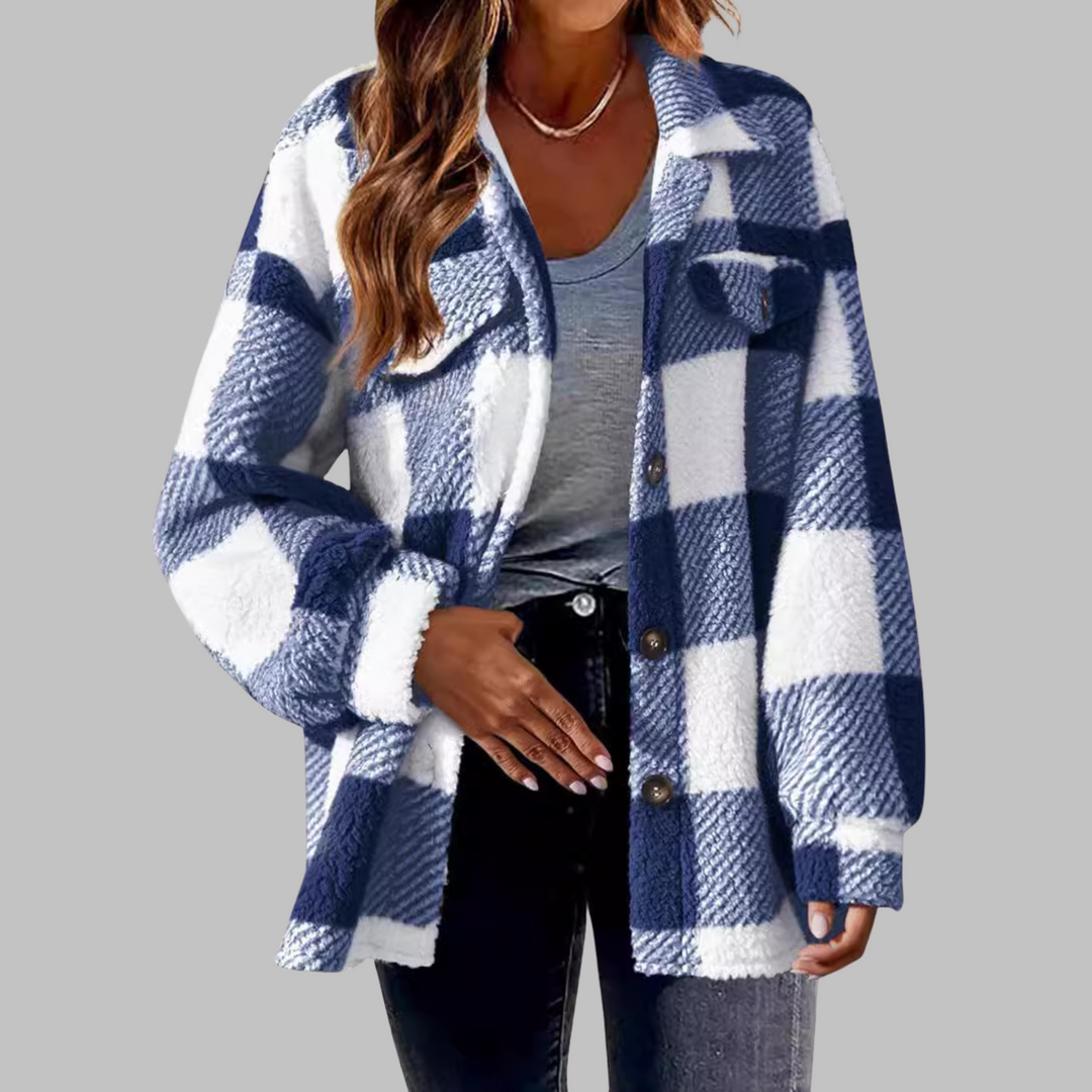 MARISSA™ CASUAL PLAID JACKET