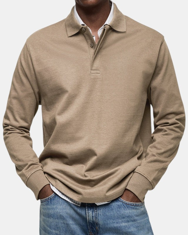 CALLUM™ | LUXURY LONG-SLEEVE POLO