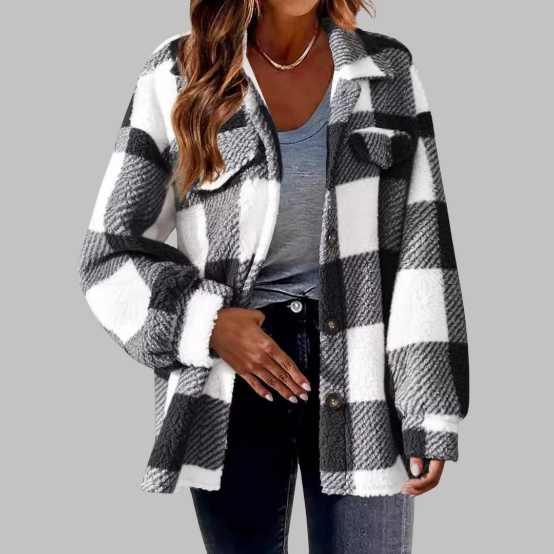 MARISSA™ CASUAL PLAID JACKET