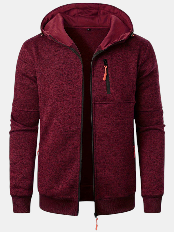 ANDREAS™ CLASSIC KNIT HOODED ZIP UP