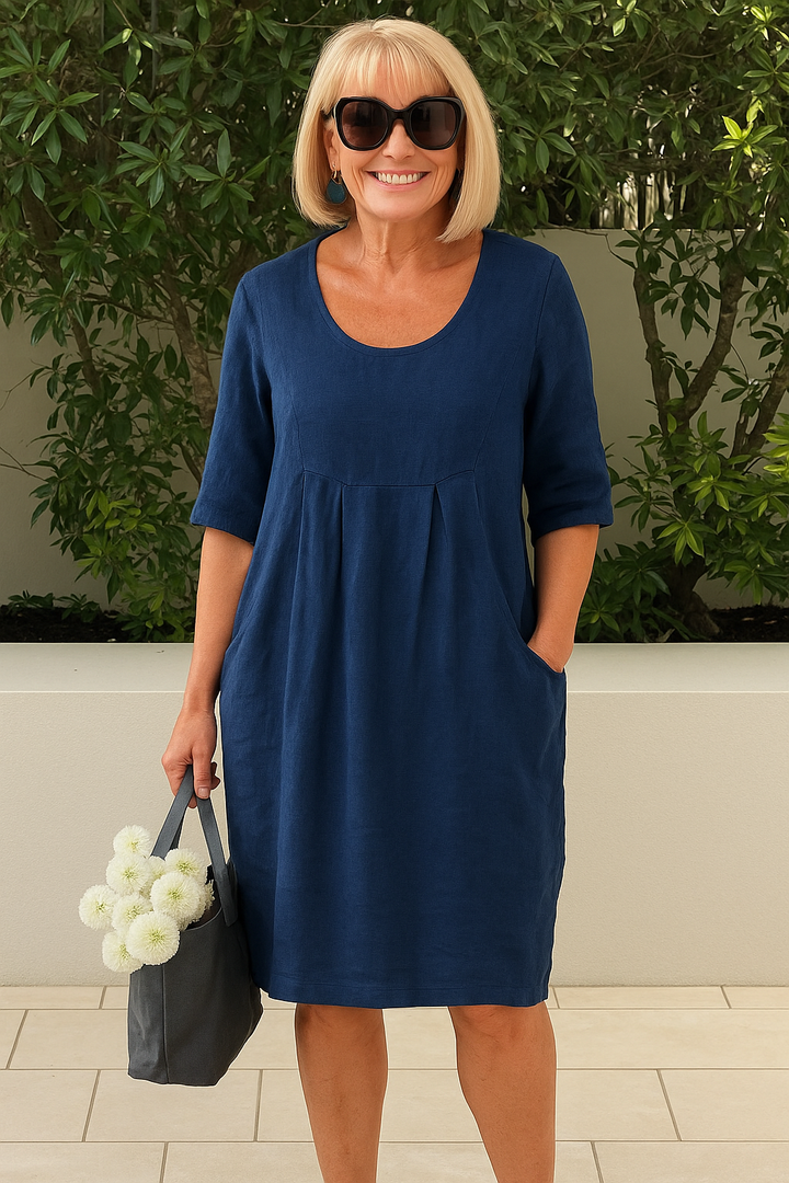 NALEE ™ - RELAXED LINEN-LOOK DRESS