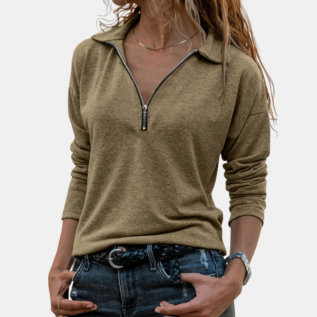 CELINE™ | MODERN FEMININE HALF-ZIP