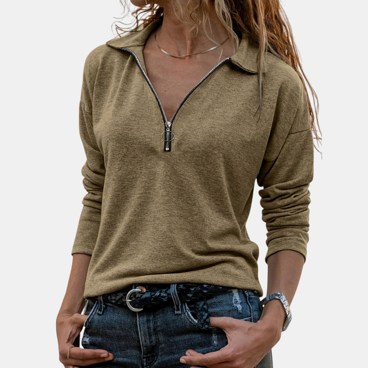 CELINE™ | MODERN FEMININE HALF-ZIP