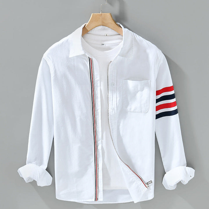 GRANT™ COTTON ZIP UP SHIRT