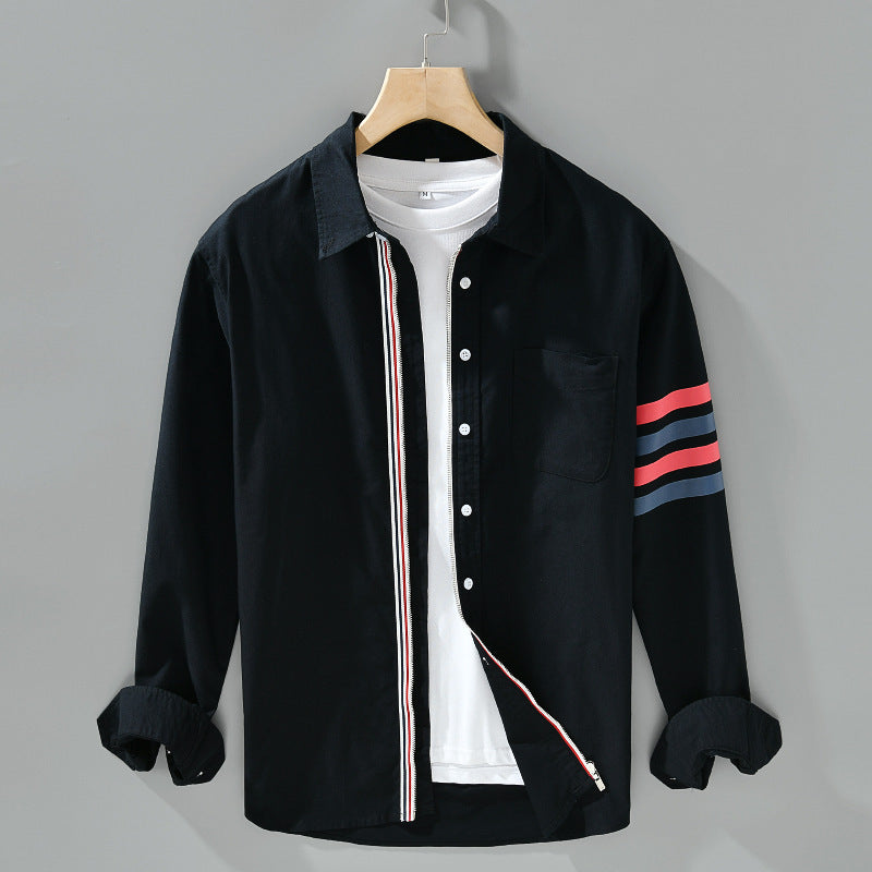 GRANT™ COTTON ZIP UP SHIRT