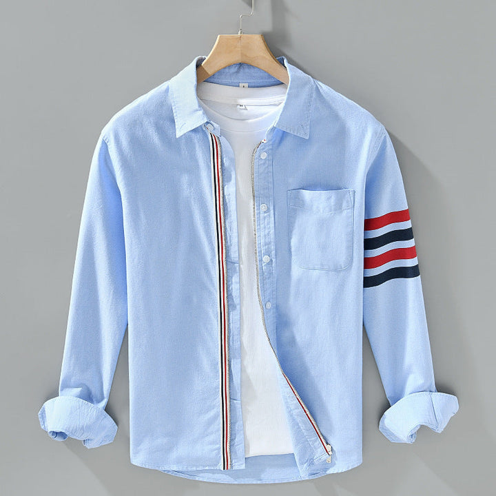 GRANT™ COTTON ZIP UP SHIRT