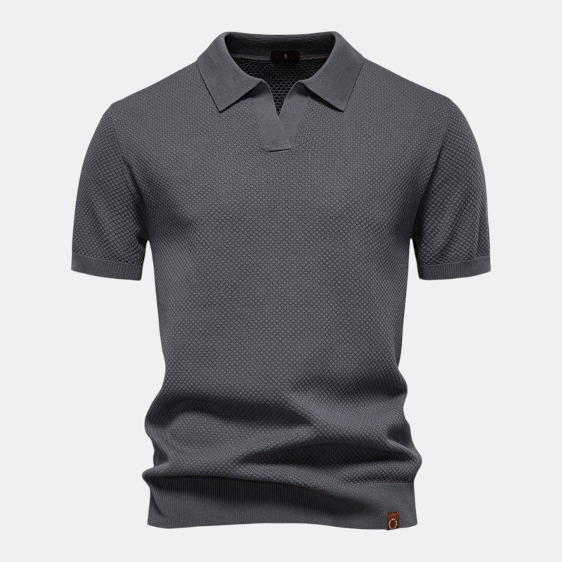 ALVARO™ TEXTURED POLO SHIRT