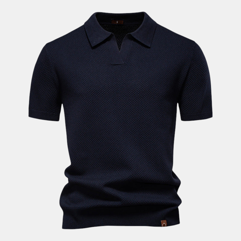 ALVARO™ TEXTURED POLO SHIRT