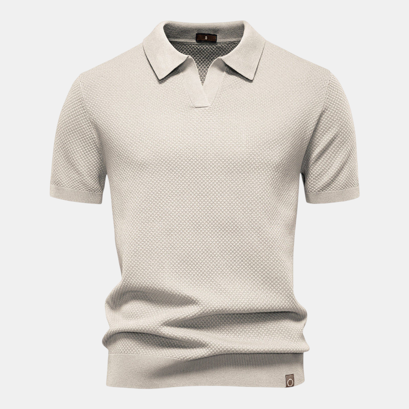 ALVARO™ TEXTURED POLO SHIRT
