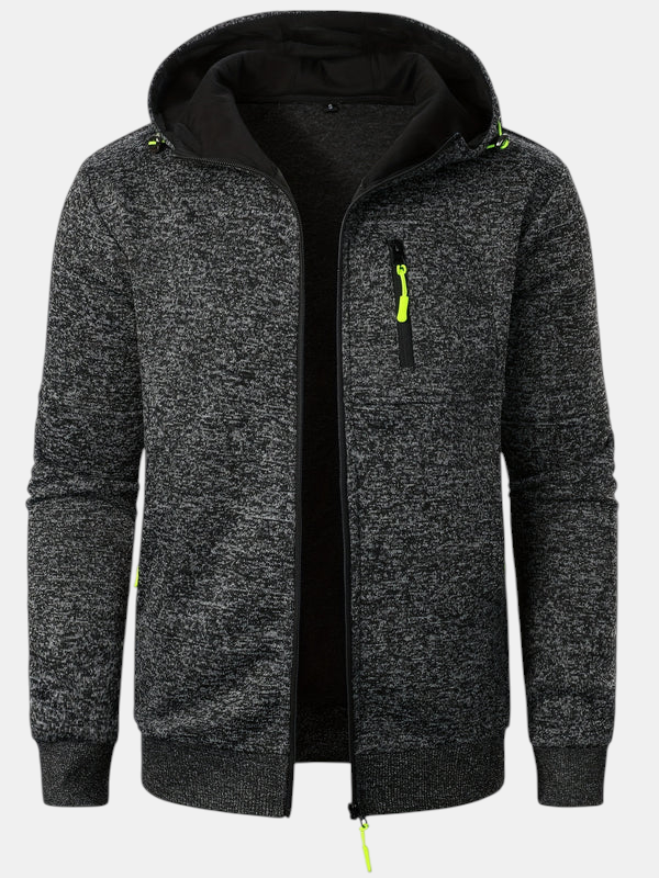 ANDREAS™ CLASSIC KNIT HOODED ZIP UP