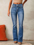 AYA™ | HIGH WAISTED FLARED JEANS