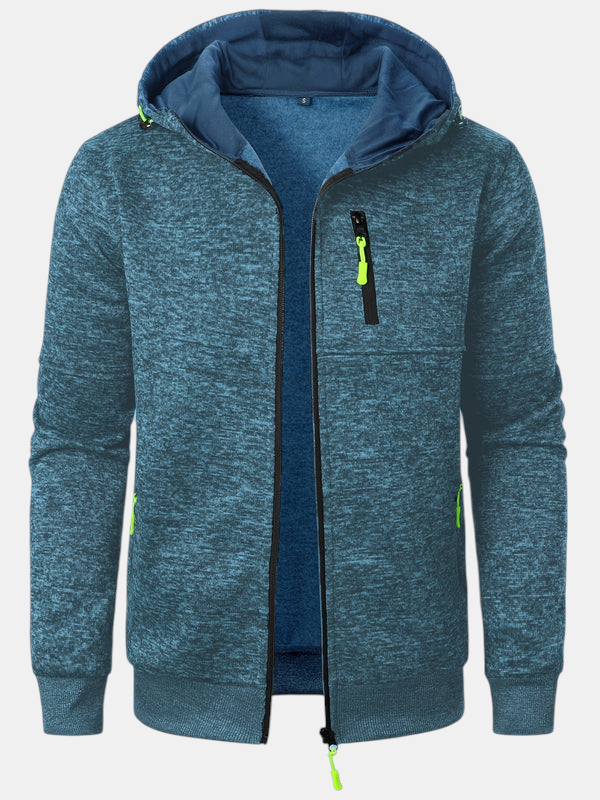 ANDREAS™ CLASSIC KNIT HOODED ZIP UP