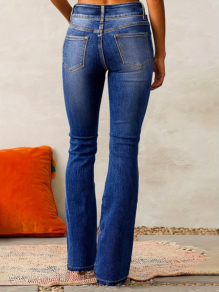 AYA™ | HIGH WAISTED FLARED JEANS