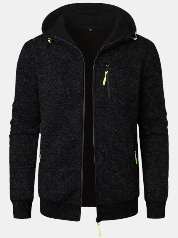 ANDREAS™ CLASSIC KNIT HOODED ZIP UP
