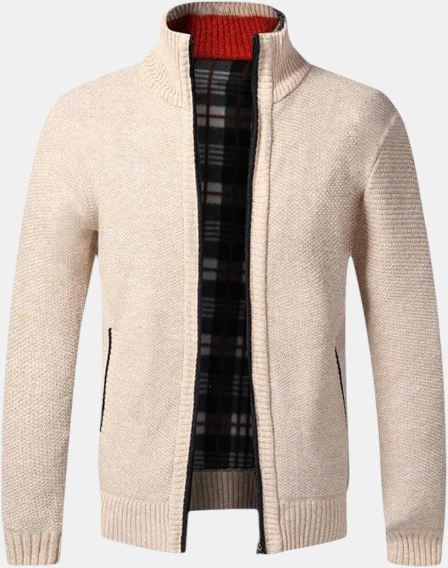 LUCAS™ STYLISH ZIPPER CARDIGAN
