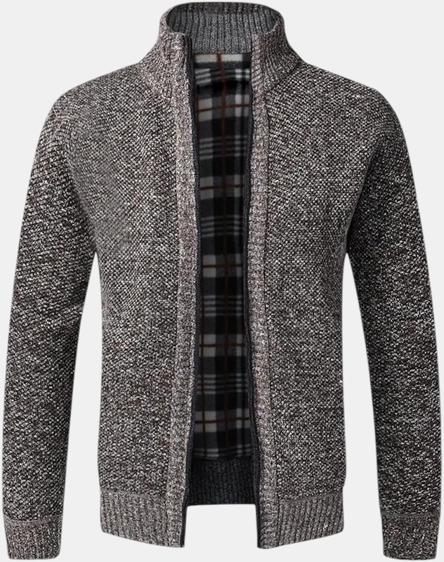 LUCAS™ STYLISH ZIPPER CARDIGAN