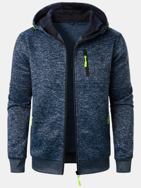 ANDREAS™ CLASSIC KNIT HOODED ZIP UP