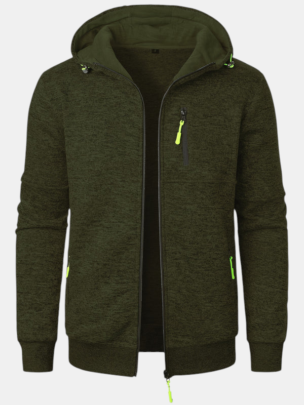 ANDREAS™ CLASSIC KNIT HOODED ZIP UP
