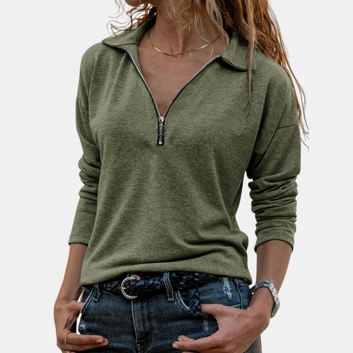 CELINE™ | MODERN FEMININE HALF-ZIP