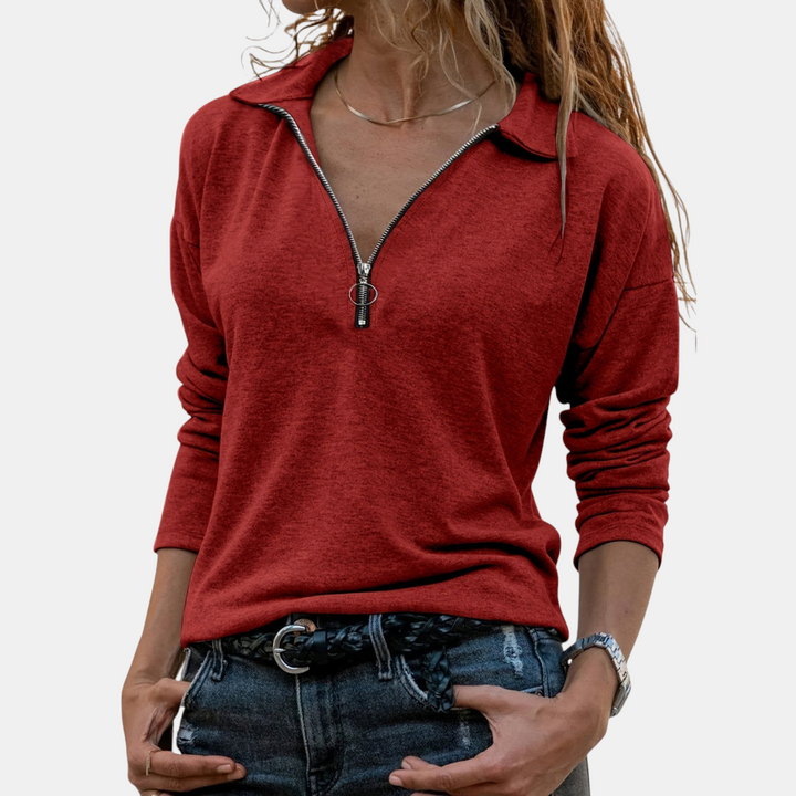 CELINE™ | MODERN FEMININE HALF-ZIP