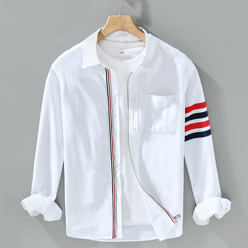 GRANT™ COTTON ZIP UP SHIRT