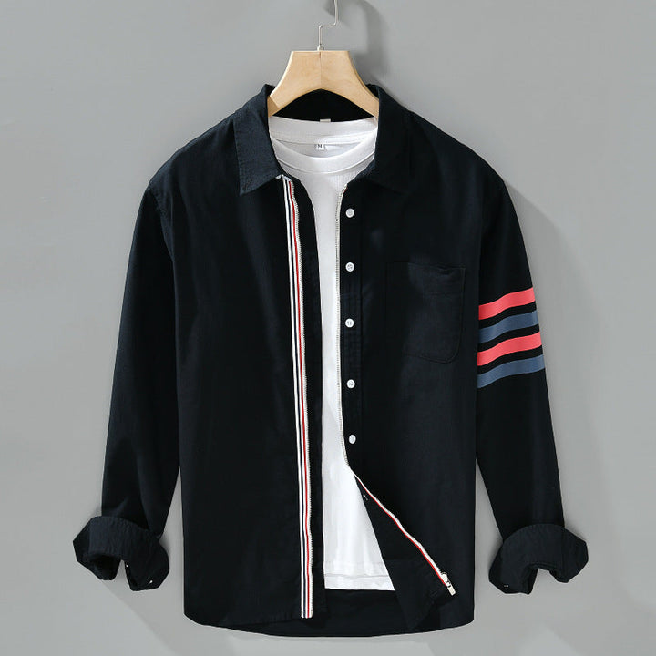 GRANT™ COTTON ZIP UP SHIRT