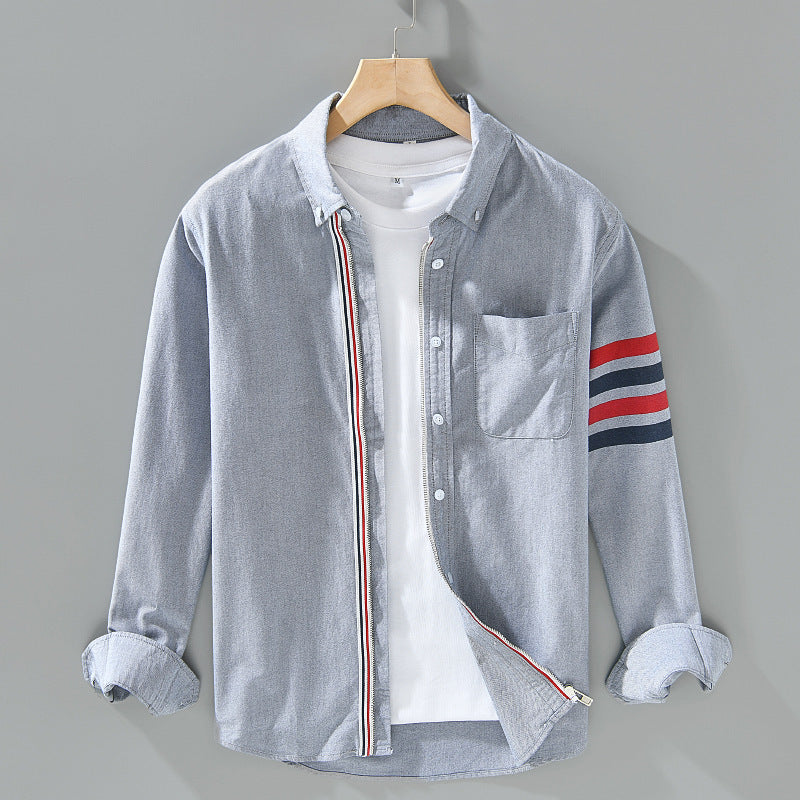 GRANT™ COTTON ZIP UP SHIRT