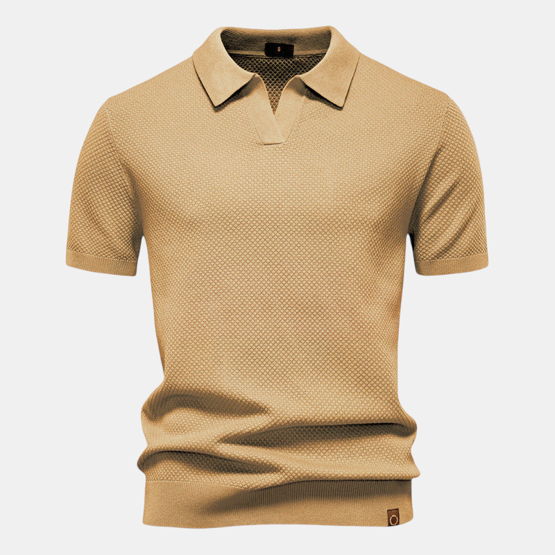 ALVARO™ TEXTURED POLO SHIRT