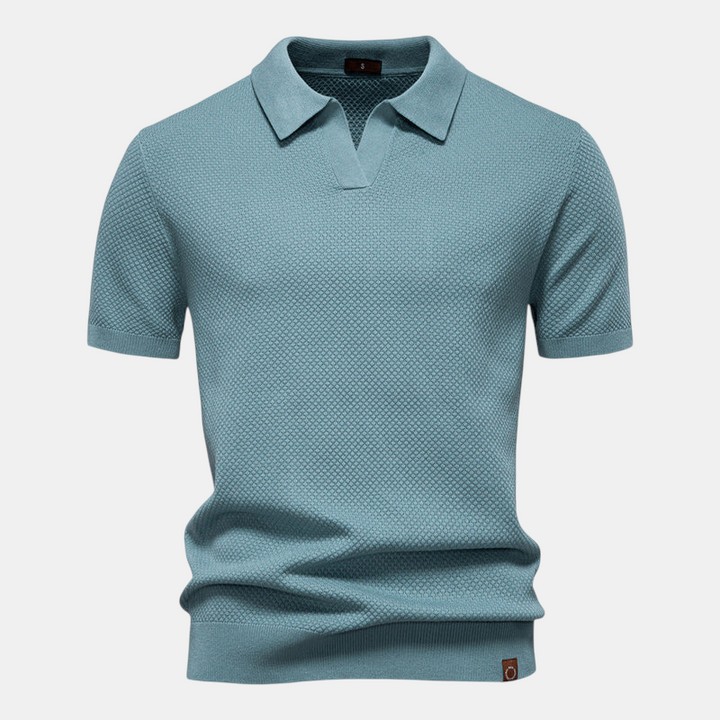 ALVARO™ TEXTURED POLO SHIRT