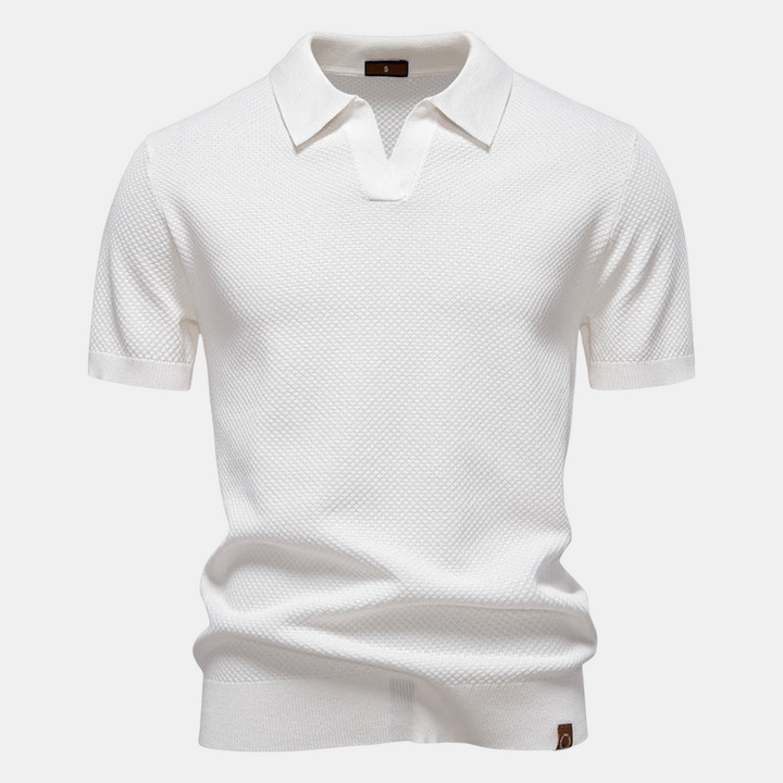 ALVARO™ TEXTURED POLO SHIRT