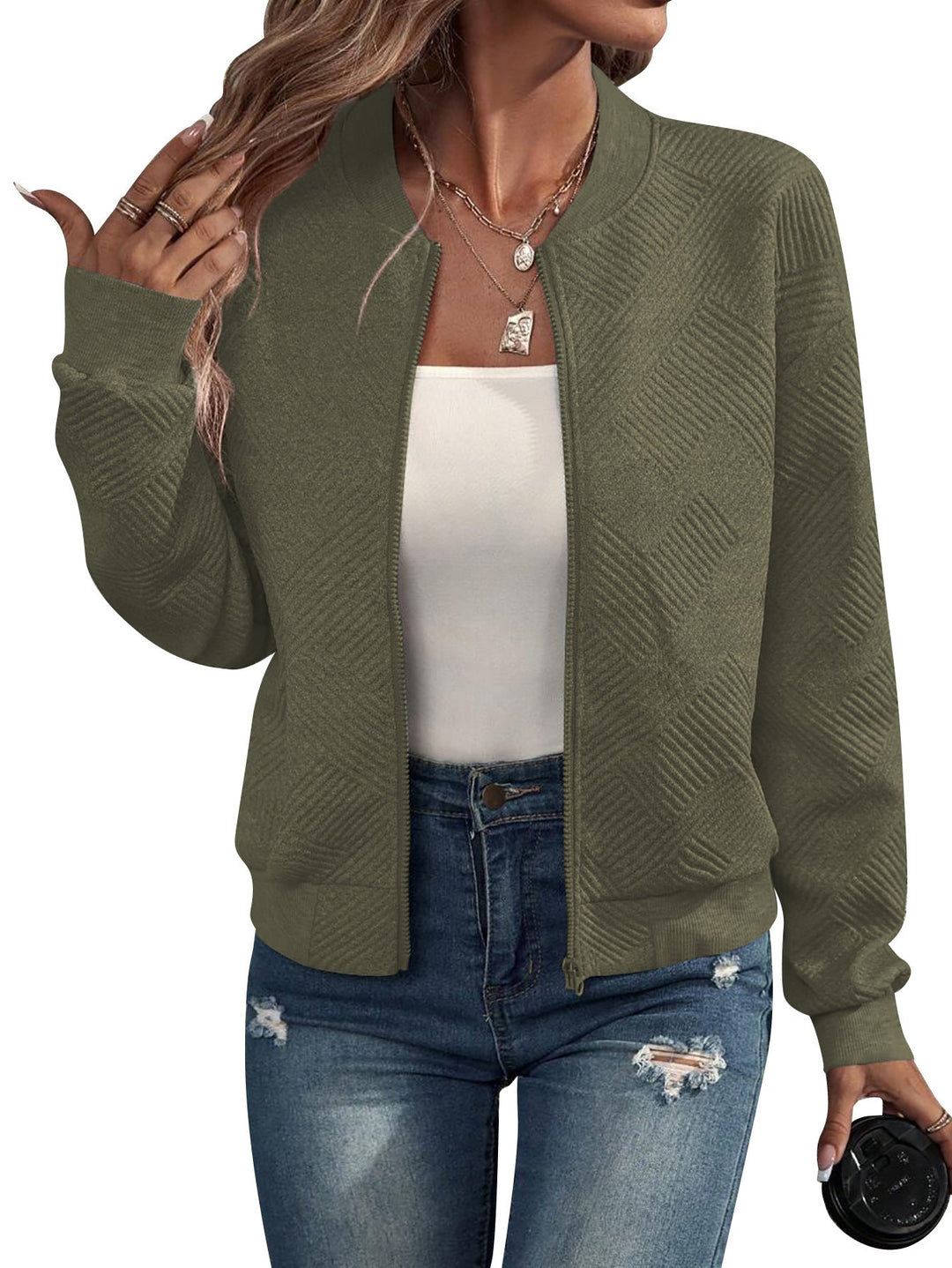 SORELLA™ COZY ZIP UP SWEATER