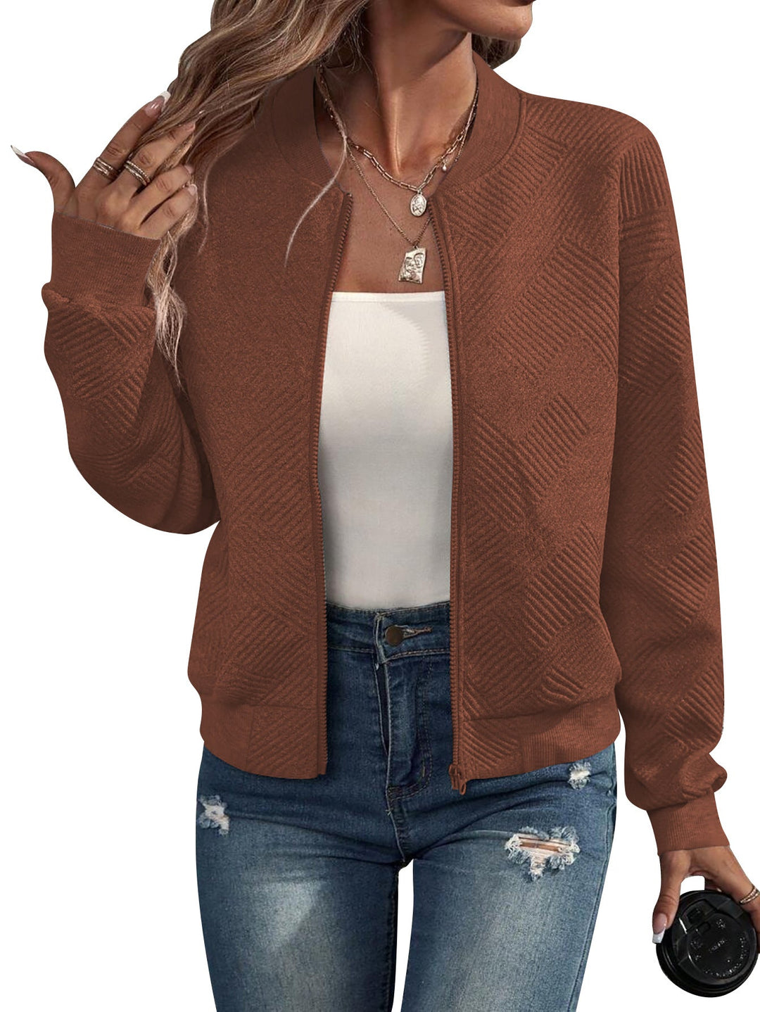 SORELLA™ COZY ZIP UP SWEATER