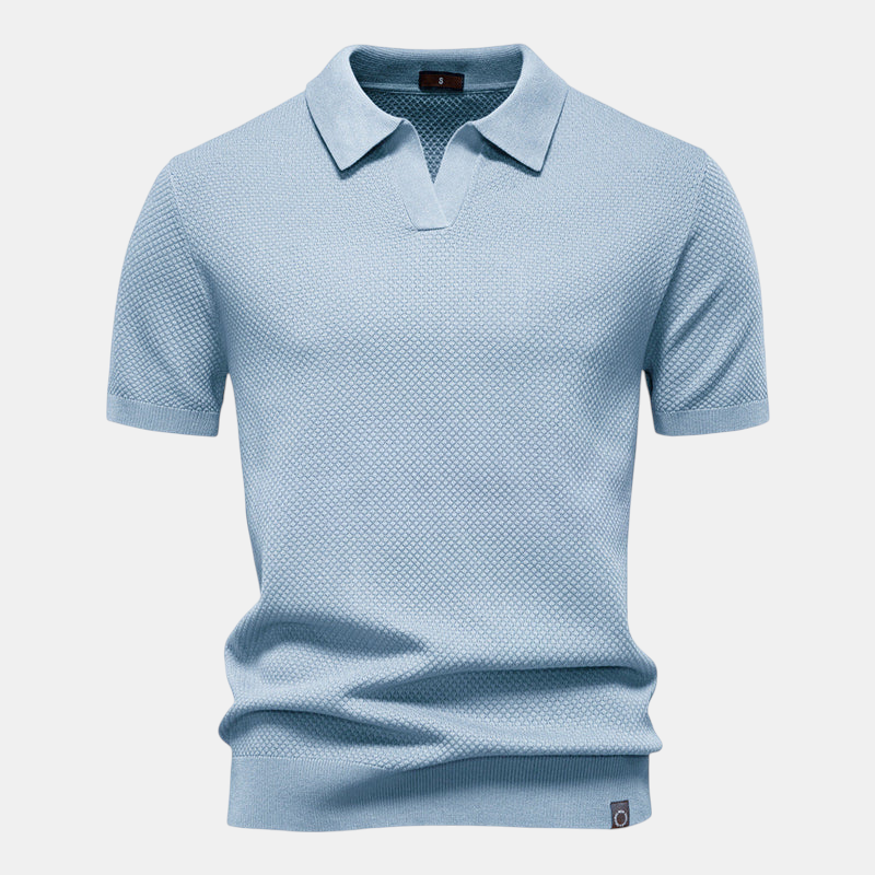 ALVARO™ TEXTURED POLO SHIRT