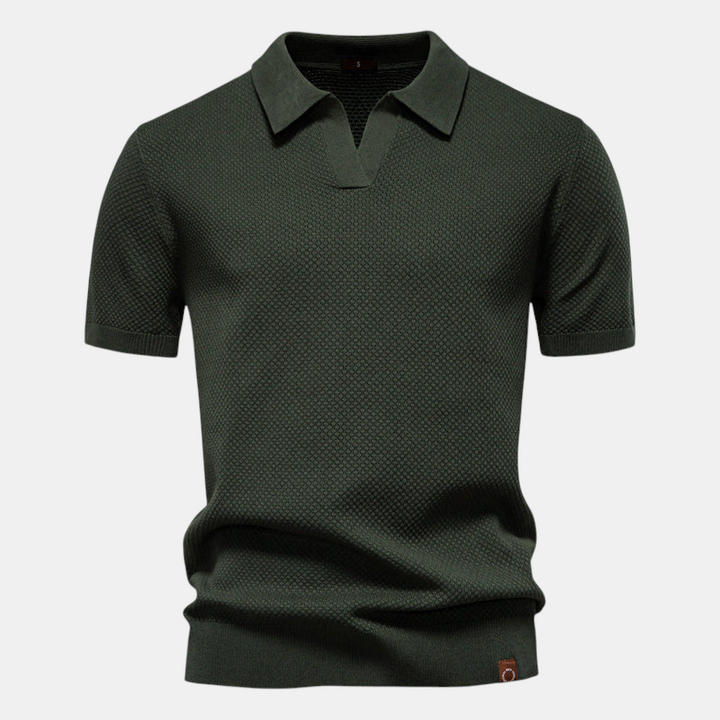 ALVARO™ TEXTURED POLO SHIRT