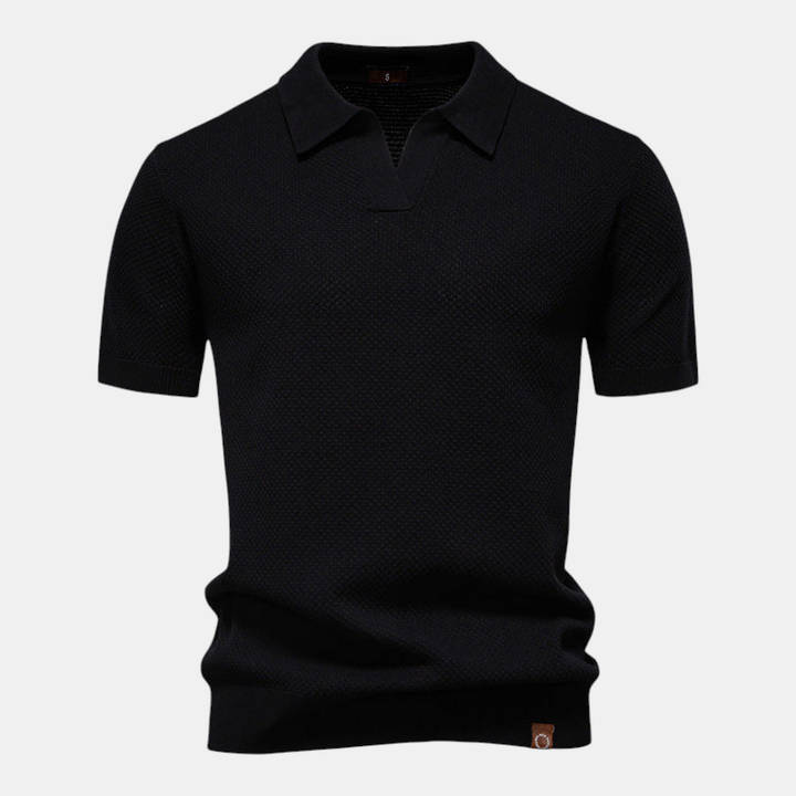 ALVARO™ TEXTURED POLO SHIRT