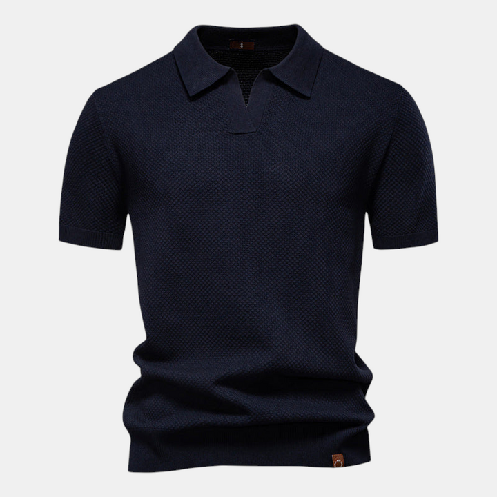 ALVARO™ TEXTURED POLO SHIRT