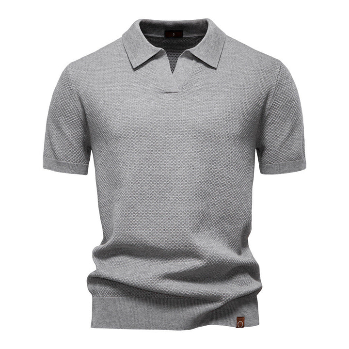 ALVARO™ TEXTURED POLO SHIRT