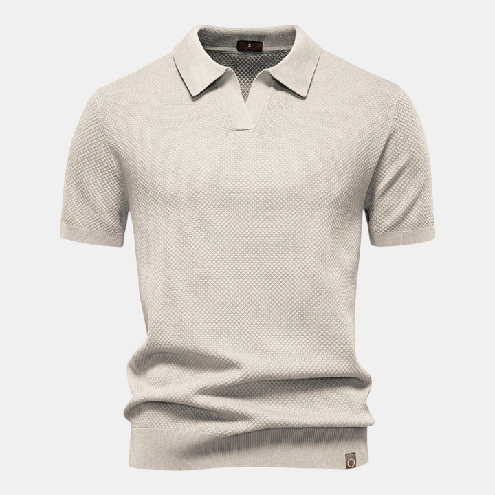 ALVARO™ TEXTURED POLO SHIRT