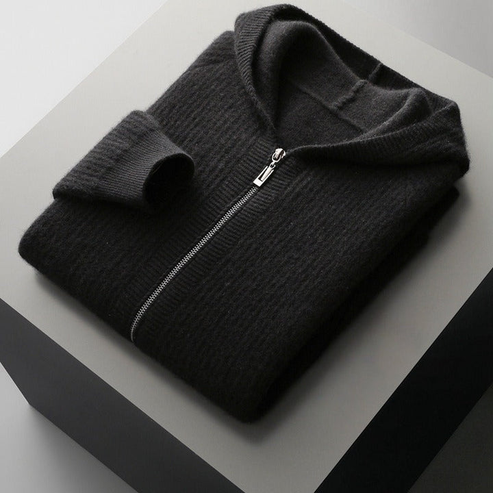 TAVIAN™ WOOL ZIP UP HOODIE