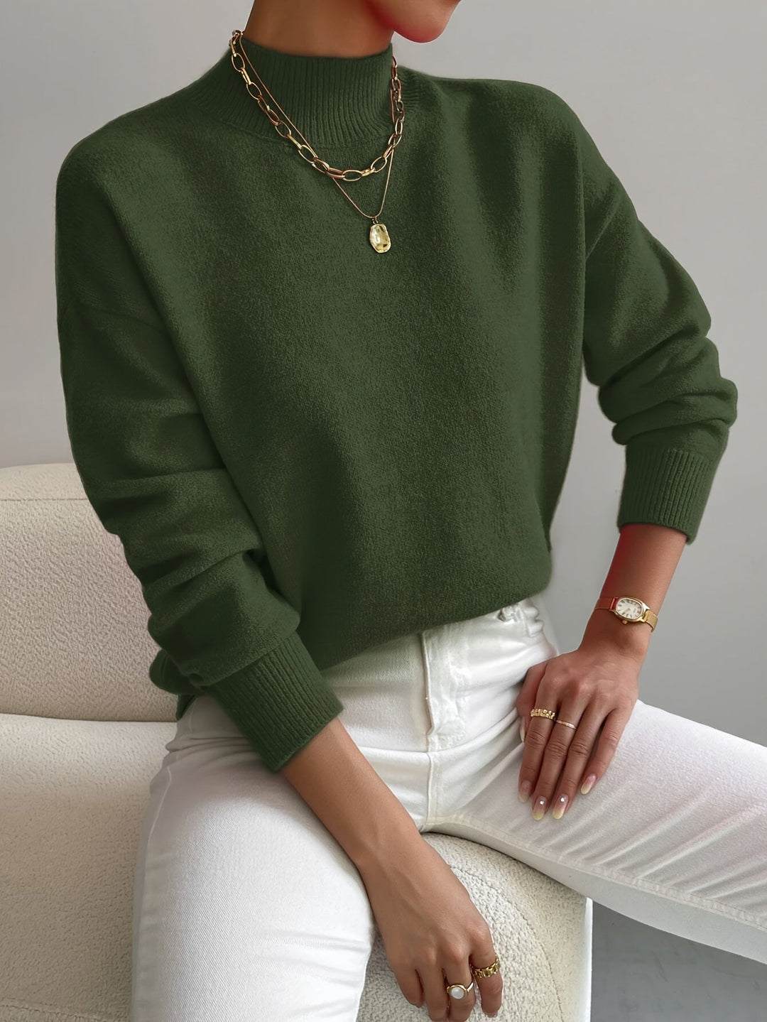 SARAH™ ELEGANT TURTLENECK SWEATER